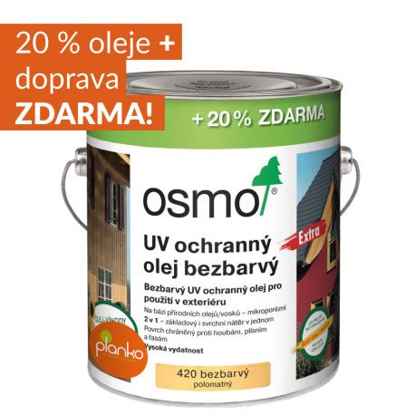 Osmo Uv Ochrann Olej Extra Bezbarv