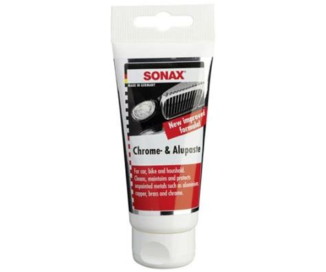 Полироль для хрома SONAX Chrome and Alupaste (Германия) 75 мл | 308000 ...