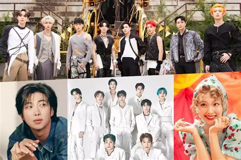 ATEEZ BTS NCT 127 TWICE ITZY ENHYPEN And NewJeans Claim Top Spots