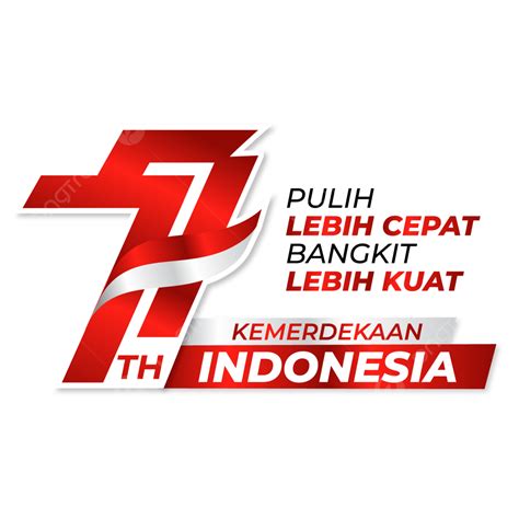 Diseño Genial De 77th Hut Ri Con Hari Kemerdekaan Indonesia Ke 77 Png