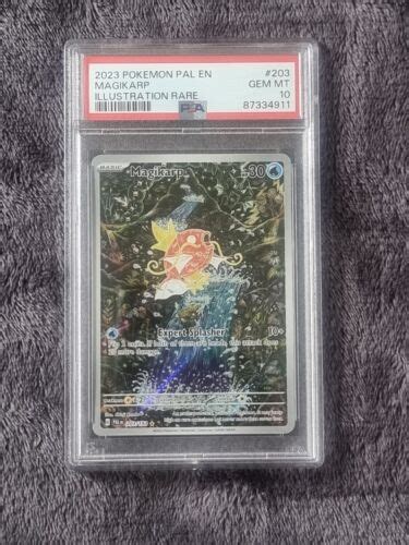 Magikarp Paldea Evolved Illustration Rare Pok Mon Card Psa