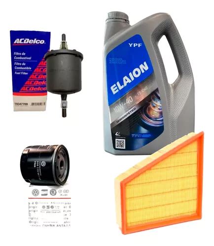 Combo Filtro Aire Aceite Combustible 10w40 Vw Voyage