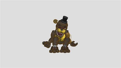 Withered Golden Freddy Download Free 3d Model By Skylajade69 [52a8e08] Sketchfab