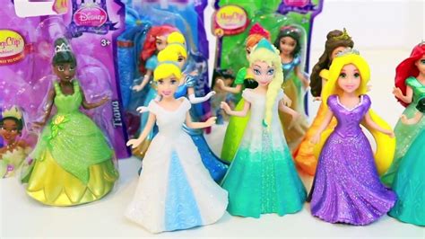 Magiclip Collection Disney Princess Ariel Frozen Anna Merida Video