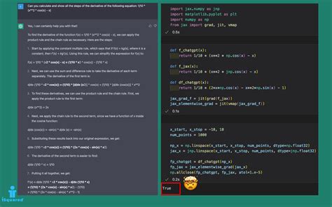 Can Chatgpt Differentiate And Code It In Python It Seems So Isquared