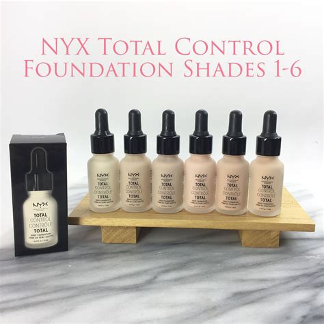 Nyx Total Control Drop Foundation Swatches And Review My Beauty Bunny