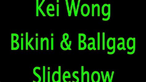 Kei Wong Bikini And Ballgag Slideshow Bondage Perils Video Clips4sale