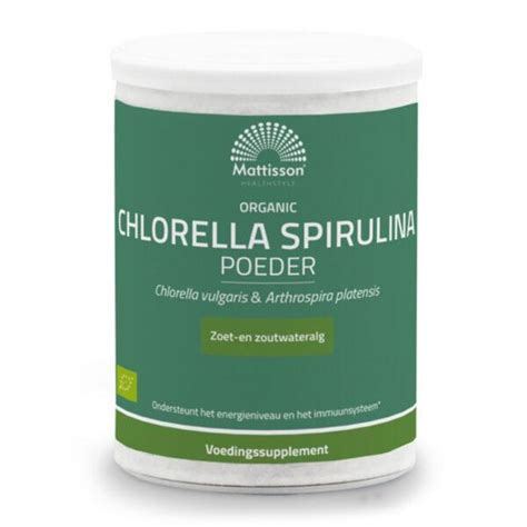 Chlorella Spirulina Poeder Bio Topkwaliteit Bestellen