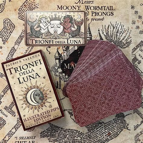 Cartas De Tarot De Trionfi Della Luna Para Adultos Juego De Mesa Con