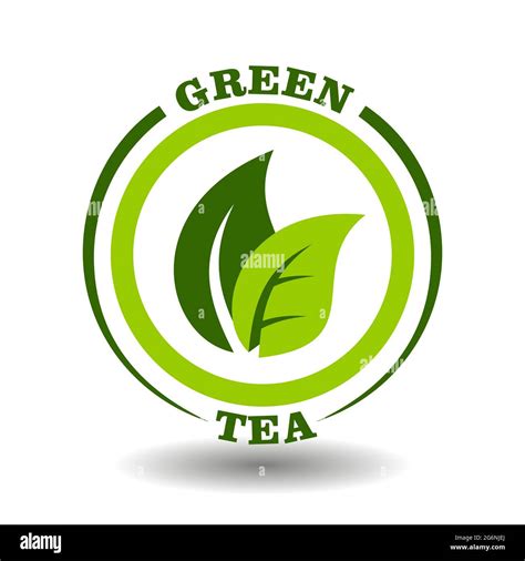 Green Tea Logo Cut Out Stock Images And Pictures Alamy