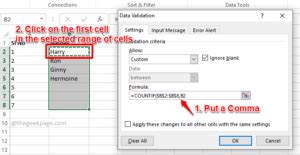 How To Prevent Duplicate Values When Entering Data Into Ms Excel