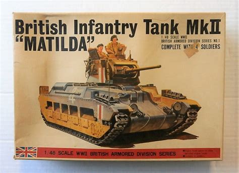 Bandai 8363 British Infantry Tank Mkii Matilda Military Model Kit