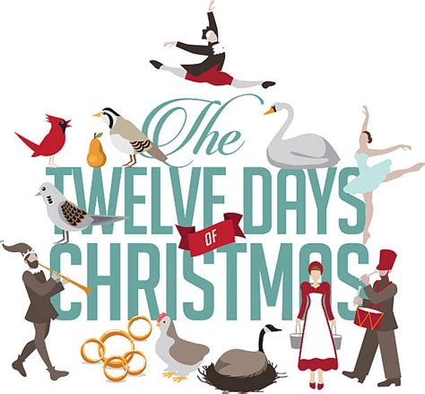 Royalty Free The Twelve Days Of Christmas Clip Art Vector Images