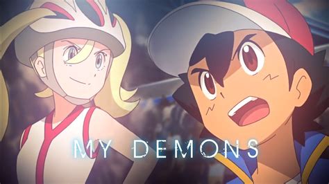 Ash Vs Korrina Amv My Demons Pokemon Journeys Sword And Shield Episode 25 Youtube