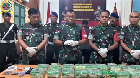 Prajurit Tni Ad Gagalkan Penyelundupan Narkotika Seberat Kg Youtube