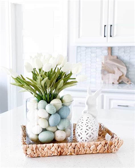 White Kitchen Showcases Colorful Easter D Cor Soul Lane