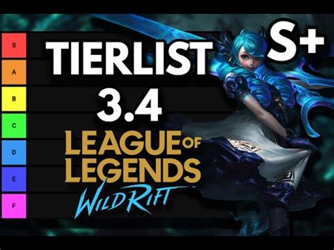 TIER LIST WILD RIFT PARCHE 3 4 LOS MEJORES CAMPEONES DE CADA POSICIÓN