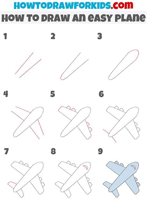 How To Draw An Airplane Plane Drawing Drawing Tutorial Easy Easy