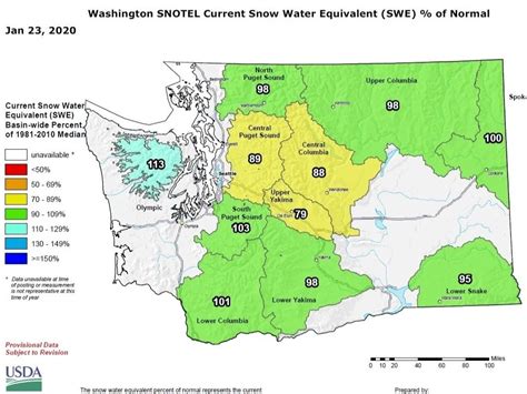 Washington State Weather Map