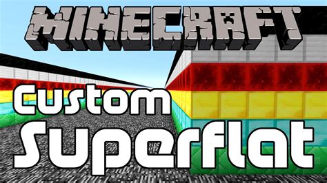 How To Make A Custom Superflat World In Minecraft YouTube