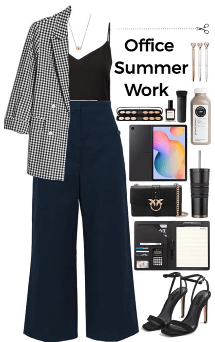 Summer Work Style Outfit Shoplook Work Fashion Office Outfits Women Outfits