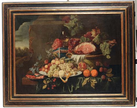 Jan Davidsz De Heem Seguace Di Grande Natura Morta Di