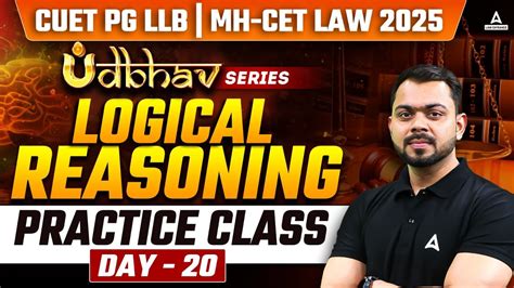 Logical Reasoning Practice Class Day 20 For CUET PG LLB 2025 By