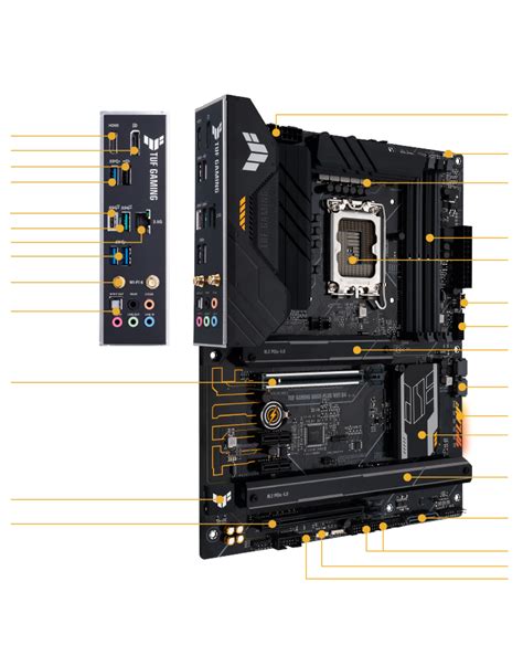 Asus Tuf Gaming B Plus D Wifi Intel Th Gen Motherboard Pcie