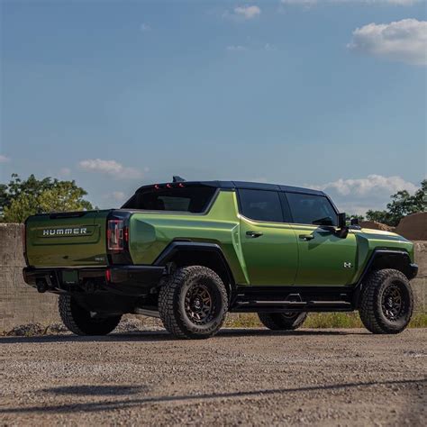 GMC Hummer EV In Mamba Green Wrap Looks Slick And Stylish