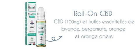 Roll on CBD Détente bio Hexa3 effets rapides sur le stress avis