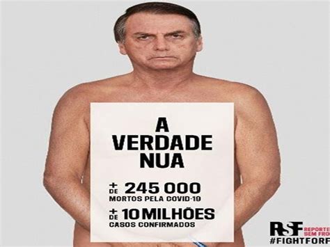 ONG usa montagem Bolsonaro nu em campanha contra desinformação do