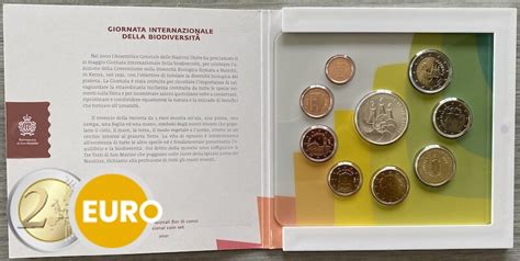 Serie De Euro BU FDC San Marino 2021 5 Euros Biodiversidad