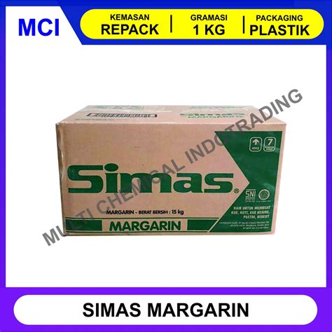 Jual SIMAS MARGARINE MENTEGA REPACK 1 KG Shopee Indonesia