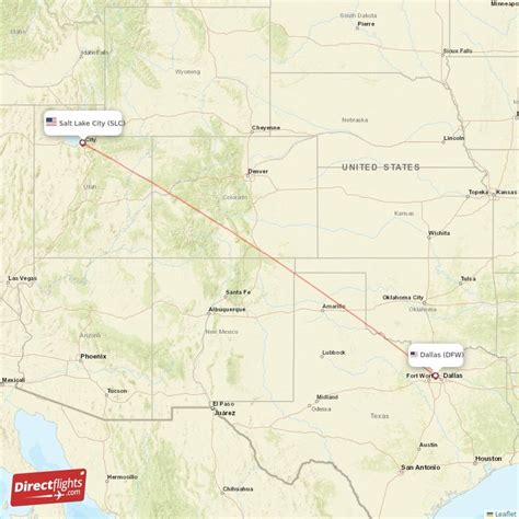 Direct Flights From Dallas To Salt Lake City DFW To SLC Non Stop