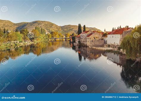 View of Old Town of Trebinje on Trebisnjica River Stock Photo - Image of travel, landmark: 286886712