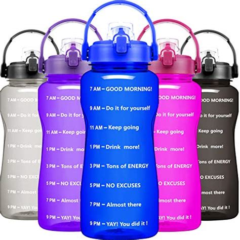 64 OFF BuildLife Motivational Half Gallon Water Bottle 64 OZ Time