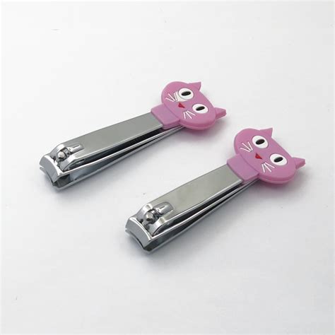 Eco Friendly Rubble Nail Tools Handle Nail Clipper With Cartoon Handle