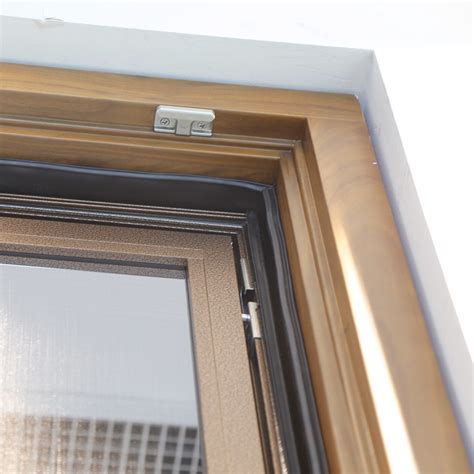 Insect Proof Single Hung Homntec Customized Size Alu Wood Window