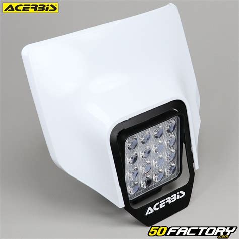 Headlight Plate Type Husqvarna Since Acerbis Vsl With White Leds