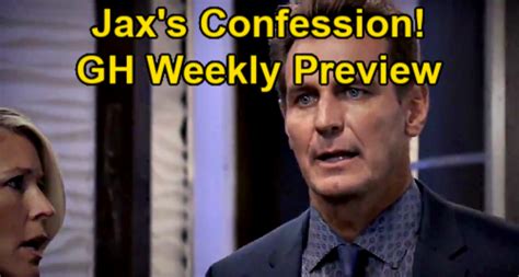 General Hospital Spoilers Week Of January Preview Jax Confesses