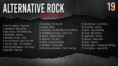 alternative rock songs compilation