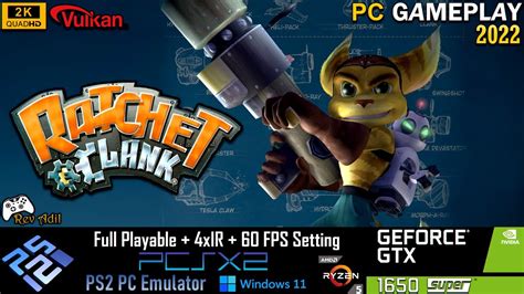 Ratchet Clank PC Gameplay PCSX2 Full Playable PS2 Emulator