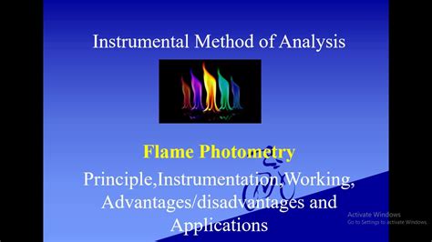 Flame Photometry Principle Instrumentation Working Advantages