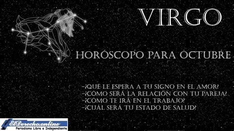 Hor Scopo Para Virgo En Octubre Del El Derecho Online