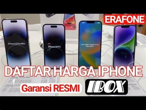 Update Terbaru Harga Iphone Ibox Daftar Harga Iphone Di Erafone