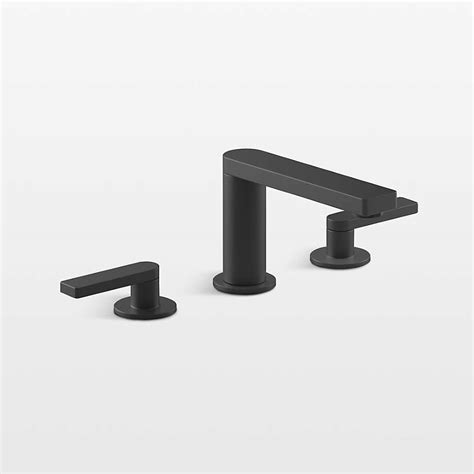 Kohler Composed Widespread Matte Black Bathroom Sink Faucet | Crate ...