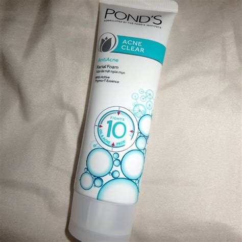 Pond S Acne Clear Anti Acne Facial Foam G Shopee Philippines