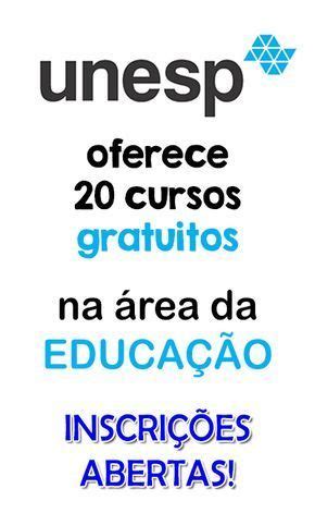 UNESP oferece 20 cursos gratuitos na área da educação Online