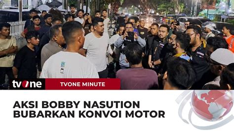 Naik Pitam Bobby Nasution Bubarkan Konvoi Pemuda Saat Sahur Tvone