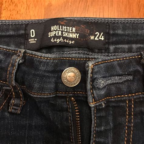 Hollister Super Skinny Hi Rise Distressed Jeans 0r Gem